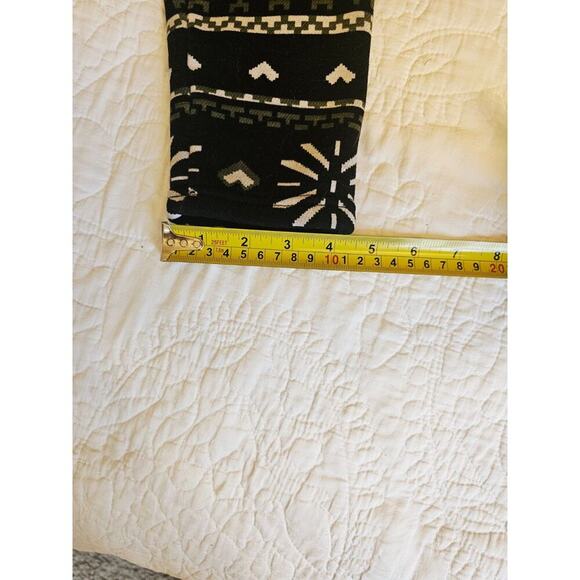 Cute Shosho Chic Black Geometric Leggings S/M Stretchy, Stylish, Cozy & Soft - Picture 5 of 7